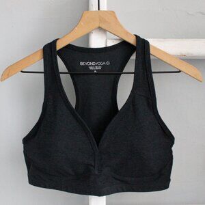Beyond Yoga Women's Black Sports Bra